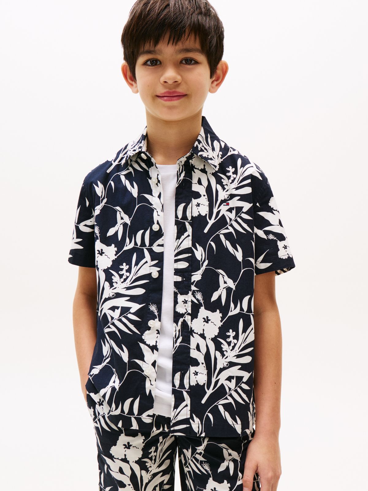 Dark Night Navy Floral Print