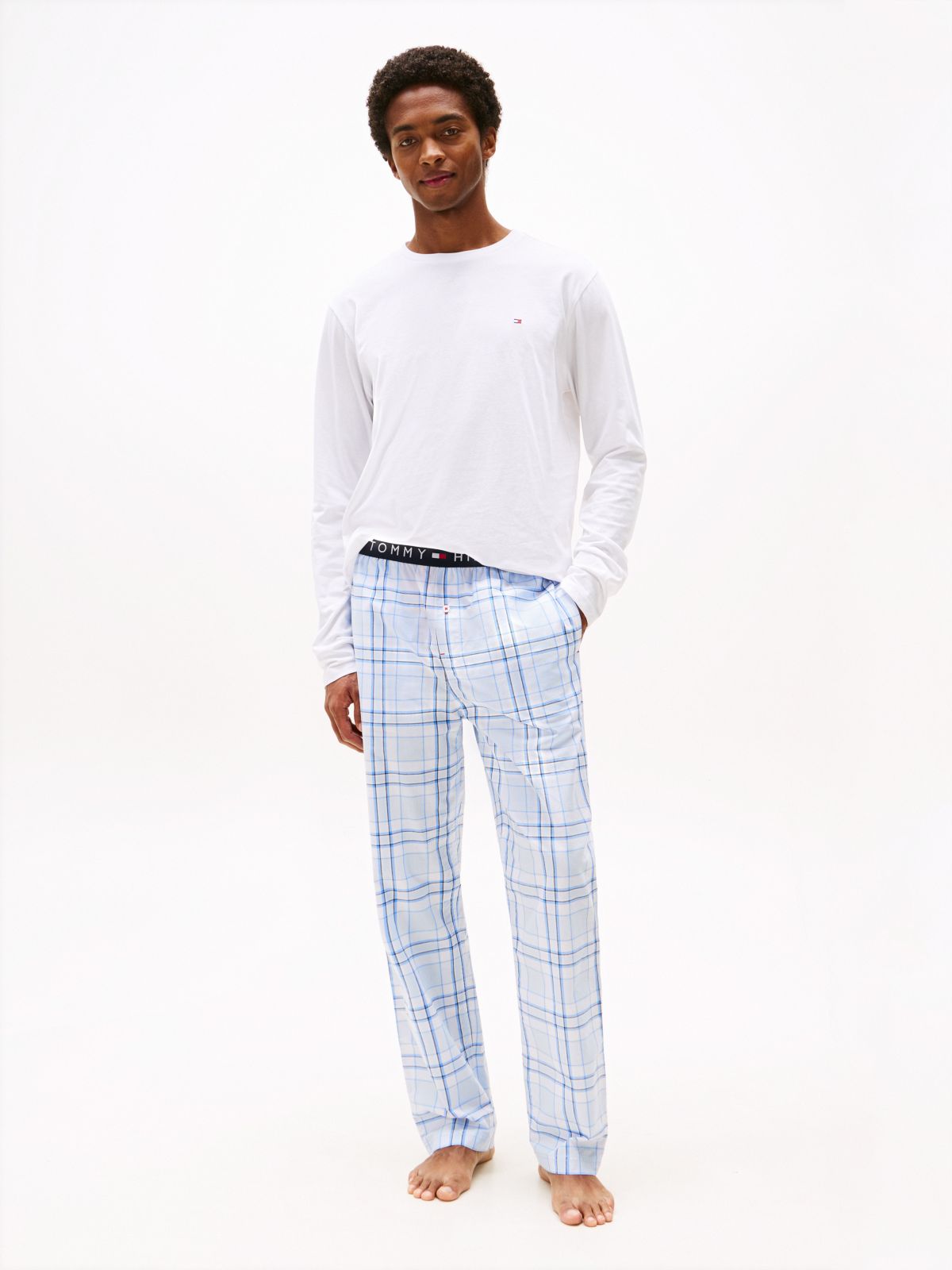 White / Summer Plaid