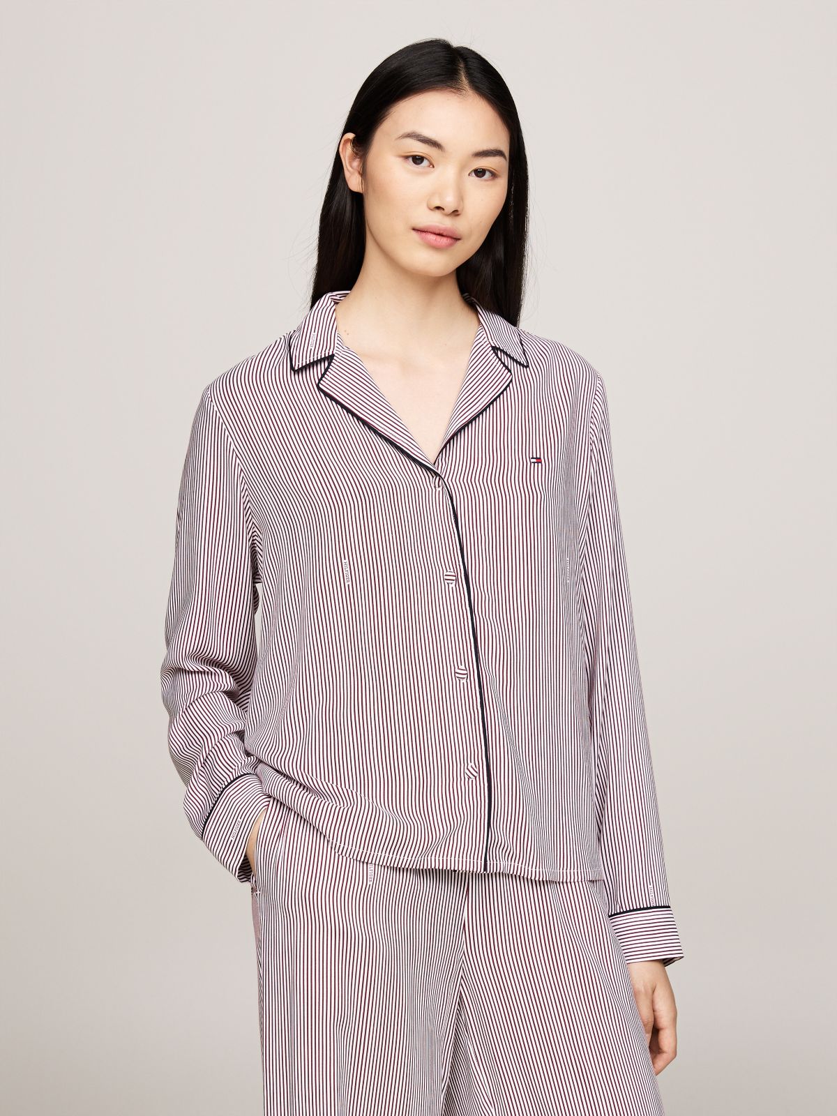 Deep Rouge Stripe