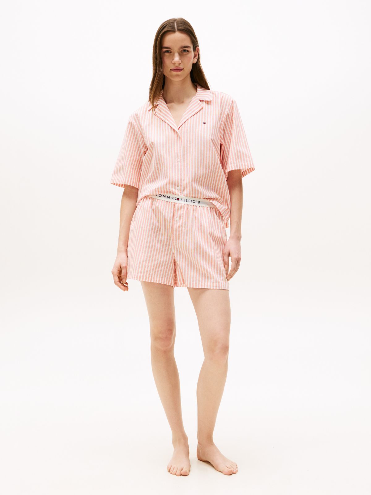 Multi Stripe Brilliant Orange