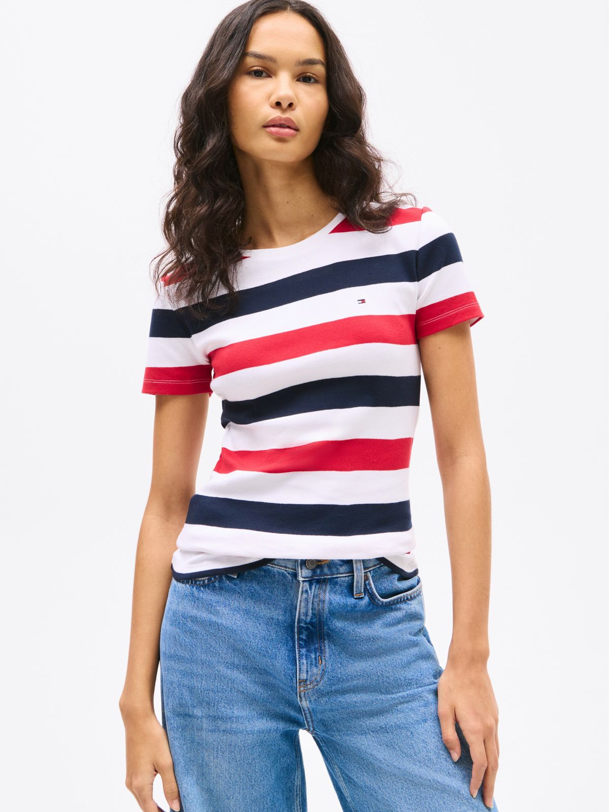 Primary Red / White Stripe